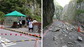 太魯閣國家公園,燕子口步道,落石,浮石,保七總隊
（圖／翻攝自保七總隊臉書）