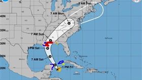 熱帶性暴風雨,美國,紐奧良,撤離,Nate,緊急狀態（圖／翻攝自推特Eric Holthaus‏）https://twitter.com/search?src=typd&q=New%20Orleans%20Nate&lang=zh-tw