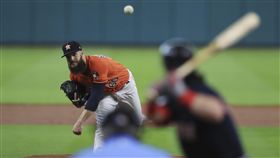 ▲休士頓太空人王牌左投Dallas Keuchel季後賽先發表現沉穩。（圖／美聯社／達志影像）