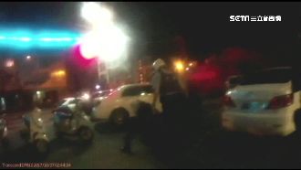 釣蝦場起衝突還襲警　男被警壓制在地