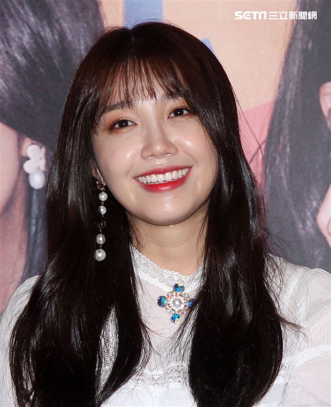 韓國女子音樂組合0Apink成員鄭恩地。（記者邱榮吉/攝影）