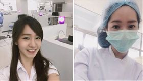 正妹Toey是一名女牙醫，有「小清新牙醫」之稱（圖／翻攝自PTT）