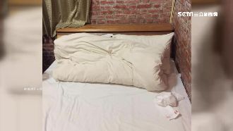 入住民宿房間超髒亂　床單還有血漬