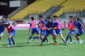 ▲中華男足強化防守。（圖／足球協會提供）