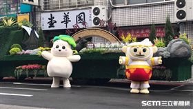 南北故宮吉祥物哈奴曼(右)、小翠(左)好吸睛。（圖／國立故宮博物院提供）