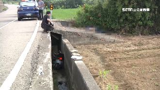 機車體對折粉碎　男陳屍3公尺外農田