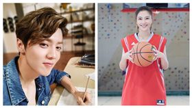 鹿晗,應采兒（合成圖／翻攝自鹿晗、應采兒微博）