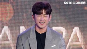 神話成員李玟雨接力來台，與粉絲一起慶祝國慶。（記者邱榮吉/攝影）