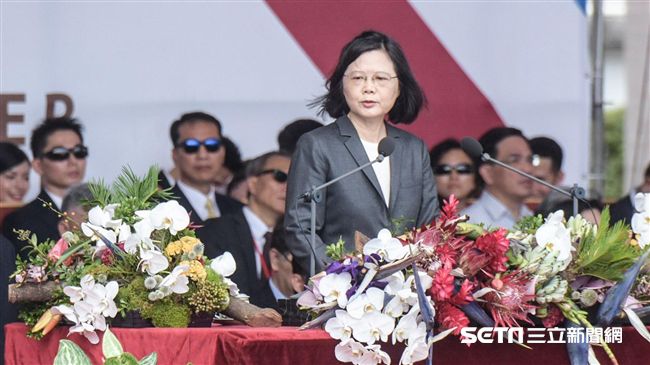 蔡英文致詞（圖／記者林敬旻攝）