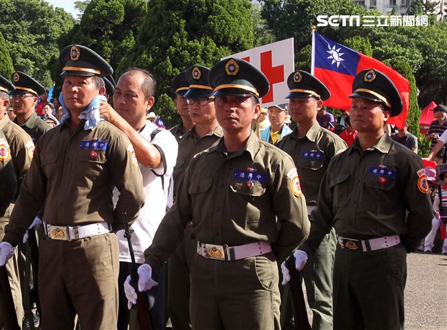 「愛國旗愛國家」國慶大會在國父紀念館登場。（記者邱榮吉/攝影）