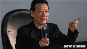 中廣董事長趙少康16日出席不當黨產委員會中廣、中影預備聽證會　圖／記者林敬旻攝