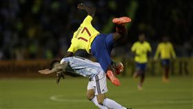 ▲梅西帽子戲法。（圖／美聯社／達志影像）