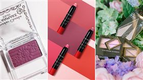 canmake腮紅,INTEGRATE絕色魅癮輕染潤唇采筆,KATE奢光燦魅眼影盒（合成圖／翻攝自Instagram）