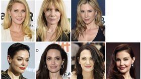 好萊塢名製片哈維溫斯坦性騷擾,好萊塢女星（圖／美聯社／達志影像）