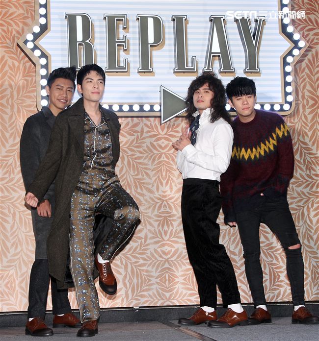獅子合唱團2017全新專輯REPLAY正式發片。（記者邱榮吉/攝影）