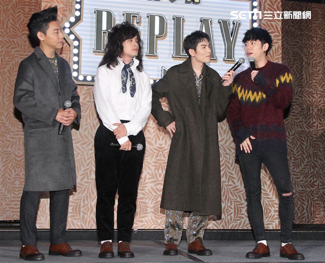 獅子合唱團2017全新專輯REPLAY正式發片。（記者邱榮吉/攝影）