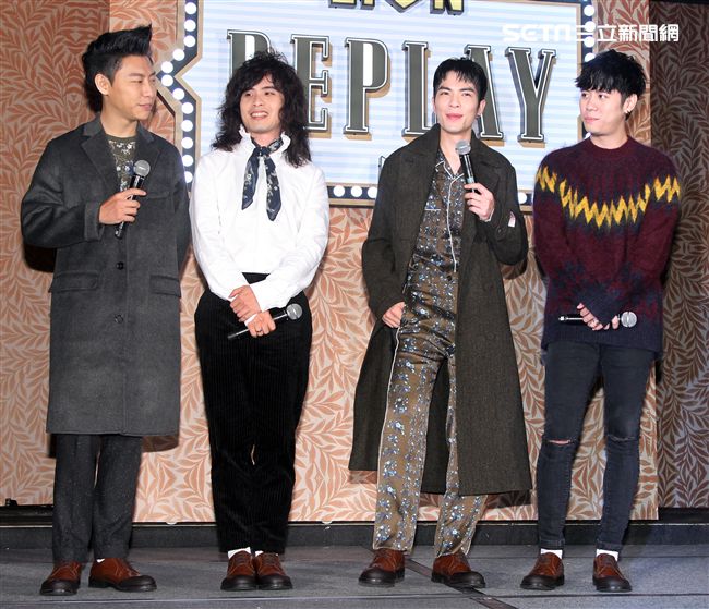 獅子合唱團2017全新專輯REPLAY正式發片。（記者邱榮吉/攝影）