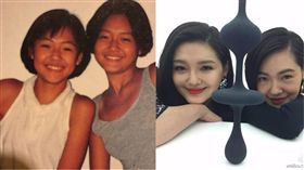 大S,小S（合成圖／翻攝自微博）