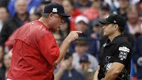 ▲John Farrell在紅襪最後一次場上身影。（圖／美聯社／達志影像）