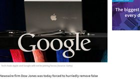 美國,道瓊通訊社,谷歌,蘋果,
http://www.cityam.com/273642/dow-jones-newswire-reports-false-story-google-buying-apple