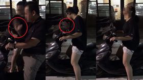  壞心爸爸整女兒，教發動機車引擎要先手刀敲龍頭。（圖／翻攝YouTube）