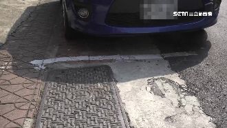 停車格一半在人行道　民眾愛車被拖吊