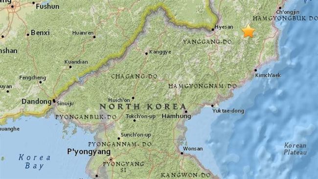 又核試？北韓發生規模2.9淺層地震