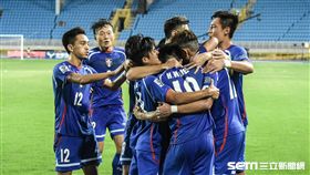 中華男足對上巴林10號陳浩瑋 圖／記者林敬旻攝