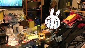 屯物,房間,髒亂 圖／翻攝自爆廢公社