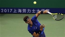 ▲Rafael Nadal在上海大師賽中晉級四強。（圖／美聯社／達志影像）