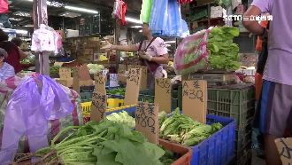 雨炸彈轟全台　濱江市場葉菜類漲2成