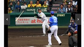 ▲阪神虎老將福留孝介在季後賽擊出全壘打。（圖／截自日本媒體）