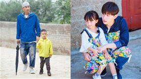 陳小春,小小春,鄧倫,小山竹（圖／翻攝自微博）