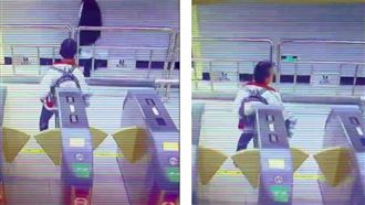 只有我最搖擺…阿婆搭地鐵刷卡狂扭動