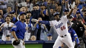 Yasiel Puig敲出陽春砲。（圖／美聯社／達志影像）