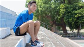 ▲361°簽約選手同時也是世大運半程馬拉松國手的陳秉豐也給予MERAKI高度肯定。（圖／361°提供）