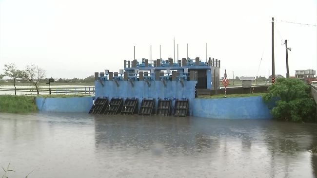 五結防水閘門沒關　半數民宅成受災戶