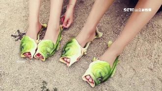 潮到出水！超夯防雨神器「魚拖鞋」
