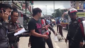 男子疑泰國販毒,海洛因(臉書 https://www.facebook.com/maesaiaec/videos/1485219864864782/)