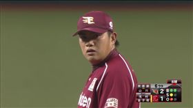 宋家豪登板中繼。（圖／翻攝自太平洋聯盟TV）