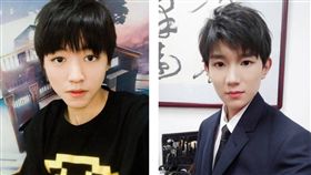 王源對於綜藝相當有天份。過去王源上在綜藝節目花絮中，迅速破解屋外粉絲手機的wi-fi密碼，自豪的大讚自己「是個人才」（圖／翻攝自王俊凱、王源微博）