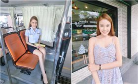 正妹,美女,性感,泰國,網紅,女神,公車,售票員,制服　圖／翻攝自IG