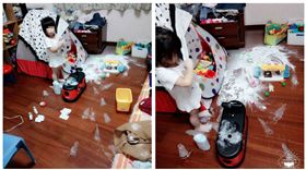  ▲女童玩白色粉末。（圖／翻攝自臉書報廢公社） http://www.bc3ts.com/post/4277