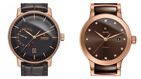 瑞士雷達表，金屬色玫瑰金。