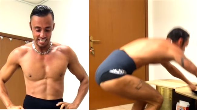 30秒穿13條內褲！猛男破世界紀錄