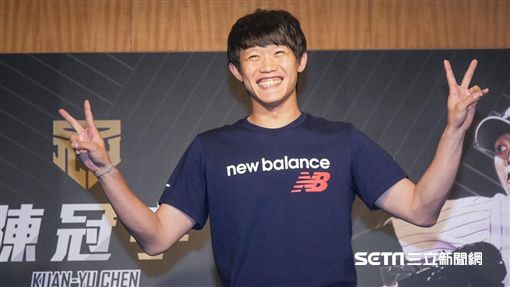 旅日投手陳冠宇返台記者會 圖／記者林敬旻攝