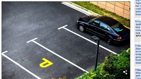 美國司法部 停車格 車位／Daily mail