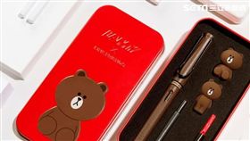 多圖／快搶！紅色鐵盒裝的熊大鋼筆限量開賣