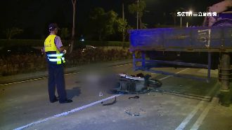 大貨車倒車撞機車　裝潢工返家遇死劫