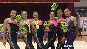 ▲台中市韻律體操團體賽。（圖／楊千玫提供）